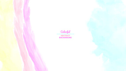 Soft Coolor Wave Paint Abstract Background