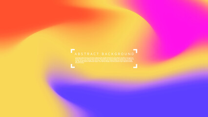 Colorful Abstract Background with Gradient Twisted Style