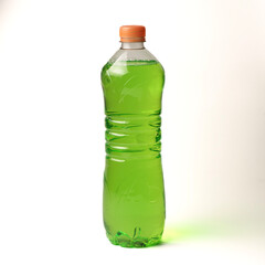 bottle of water isolated on white