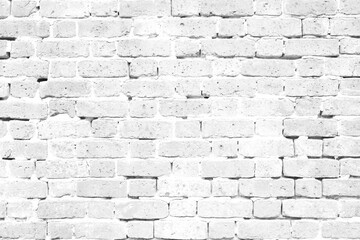 Grunge white painted bricks