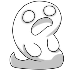 illustration of a not understanding ghost