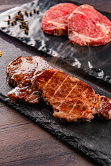 육즙이 가득하고 맛있는 소고기 안심