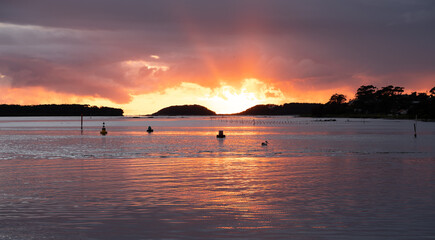 Oyster Farm sunrise...