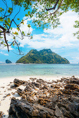 Seascapes and tropical islands in Krabi