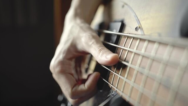 Slapping is the technique of bass playing by hitting the bass with thumb