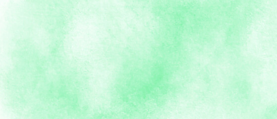 Fototapeta premium Abstract bright watercolor hand painted background, Green paper texture background with space, Green grunge texture background for any design and decoration.
