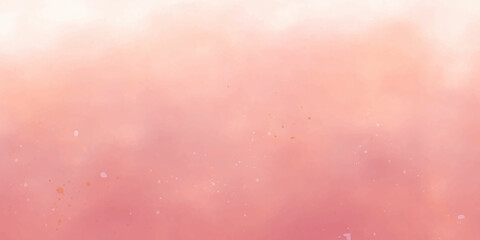 Pink background with bokeh effect and Hand painted watercolor abstract watercolor background. Watercolor painting background with space, Beautiful abstract colorful pink texture background.