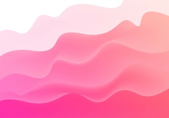 Modern pink papercut wave background