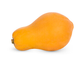 Papaya fruit isolated on white background