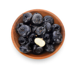 Water chestnut isolated on white background