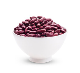 red bean isolated on white background