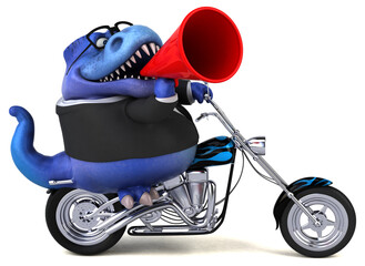 Fun trex - 3D Illustration © Julien Tromeur