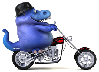 Fun trex - 3D Illustration © Julien Tromeur
