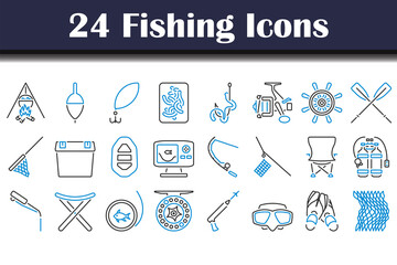 Fishing Icon Set