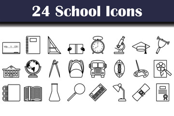School Icon Set