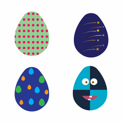 Easter vector icon tamplate background