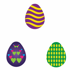 Easter vector icon tamplate background