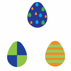 Easter vector icon tamplate background