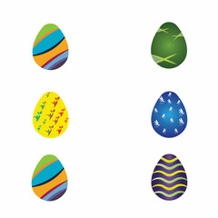 Easter vector icon tamplate background