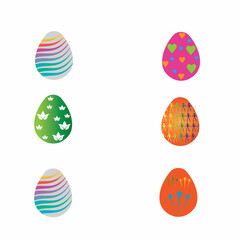 Easter vector icon tamplate background