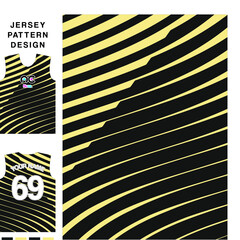 Abstract concept vector jersey pattern template for printing or sublimation sports uniforms football volleyball basketball e-sports cycling and fishing Free Vector.