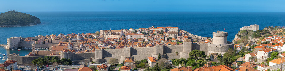 Obraz premium Panoramic View of Dubrovnic, Croatia