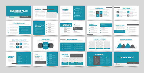 Fototapeta na wymiar business plan template Design