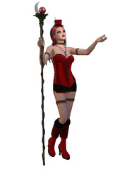 3d illustration of an fantasy fairytale figure