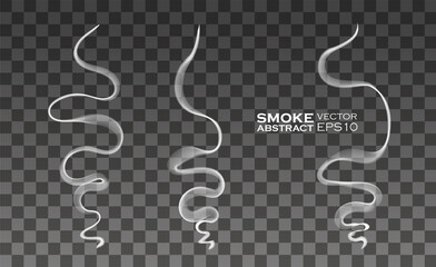 Smoke isolated and transparent