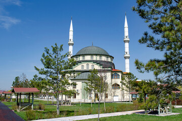 Fototapeta na wymiar Mosque in Afyonkarahisar city of Turkey
