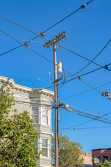 Cables that run public transportation in San Francisco