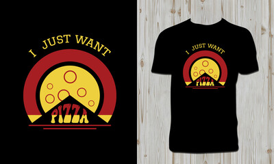 Pizza T Shirt Design 