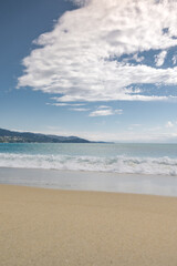 Plage du Lavandou, écume