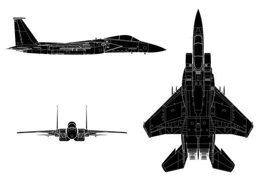 Avi&oacute;n de caza F-15