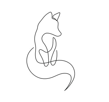Fox Line Drawing Images Browse 25 164 Stock Photos Vectors and
