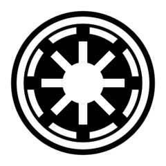 Galactic empire symbol icon
