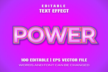 text effects Power