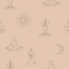 seamless meditation pattern
