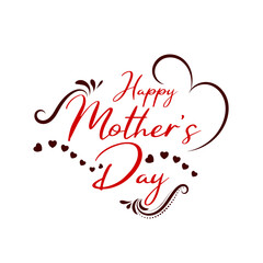 Naklejka na ściany i meble Happy Mothers day beautiful text design background