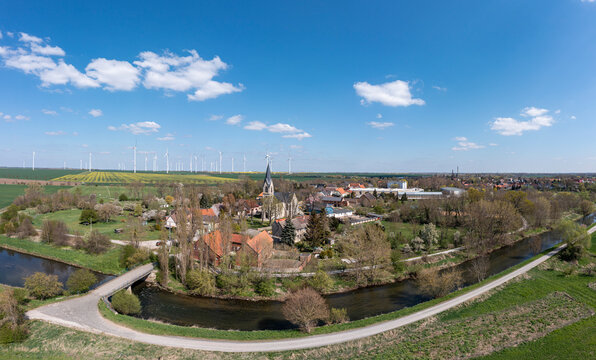 Salzlandkreis Blick &uuml;ber Egeln Nord