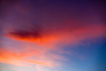 Fototapeta na wymiar red sky background