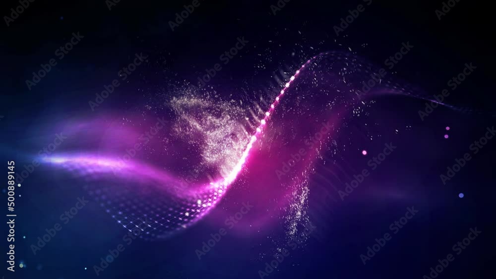Poster blockchain technology background. cryptocurrency fintech block chain network and programming concept