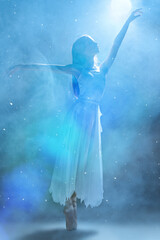 ballerina in white dress