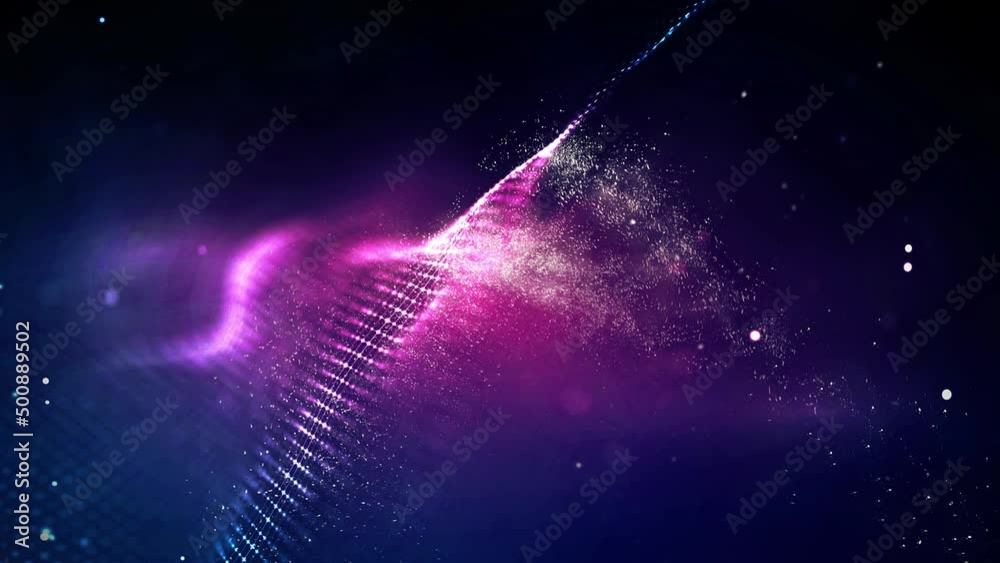 Poster blockchain technology background. cryptocurrency fintech block chain network and programming concept