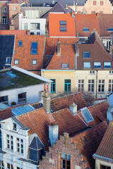 Fototapeta na wymiar View to the city of Ghent in Belgum