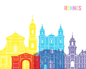 Rennes skyline pop