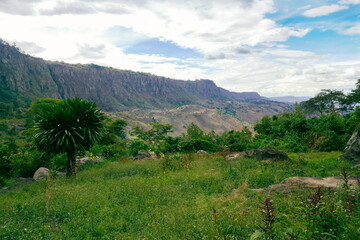 Scneic view of Kerio Valley from a view point at Elgeyo Marakwet County, Kenya