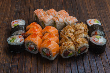 Japanese sushi fastfood- asian traditional snack