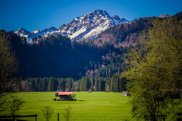 bavarian mountain landscape