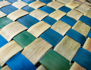 New Zealand flax weaving, traditional handcraft © RebNZPics
